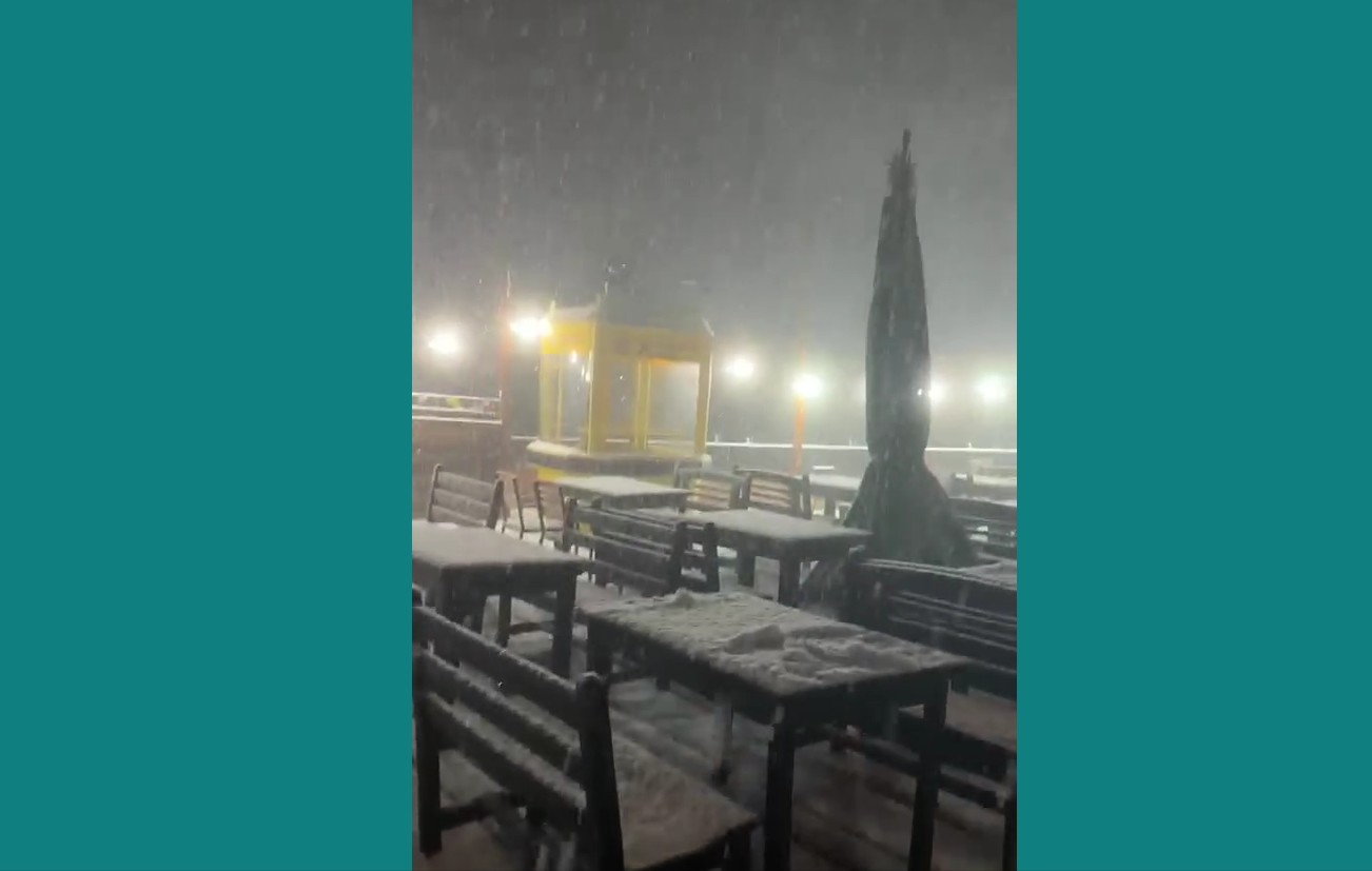 первый снег Postăvaru