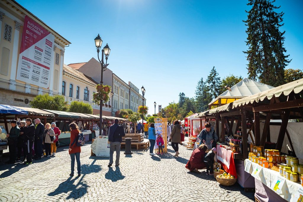 ярмарка Sfântu Gheorghe